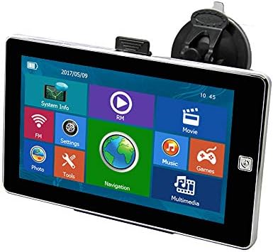 Ruswi GPS Navigation for Car, 7 Inch Car GPS Updated LCD Touch Screen GPS Navigation System, Multi-Media Car Vehicle Electronics Lifetime Free Maps