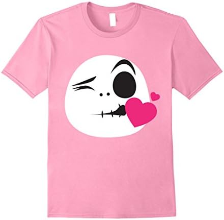 Mens Heart T-Shirt Emoji Love Smiley Hearts Happy Small Pink