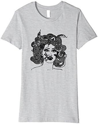 Womens Medusa T-Shirt Large Heather Grey