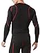 Tesla TM-MUD11-KKR_Small Men's Long Sleeve T-Shirt Baselayer Cool Dry Compression Top MUD11