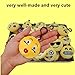 Emoji Keychains Bulk Plush Mini Emoji Pillows Birthday Party Favors Supplies for Kids Love Emoji Key Chain Classroom Prizes Claw Machine Toys Goodie Bags Valentines Gifts 20 Pack