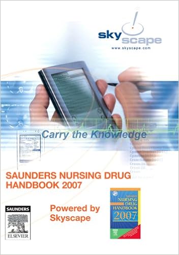 Saunders Nursing Drug Handbook 2007 Cd Rom Pda Software - 