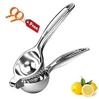 Lemon Squeezer Lime Squeezer Citrus Juicer Lemon Juicer Citrus Press Citrus Squeezer Lemon Juicer Squeezer Lemon Press Lime Juicer Lemon Squeezer Stainless Steel Lemon Squeezer Press (Renewed)