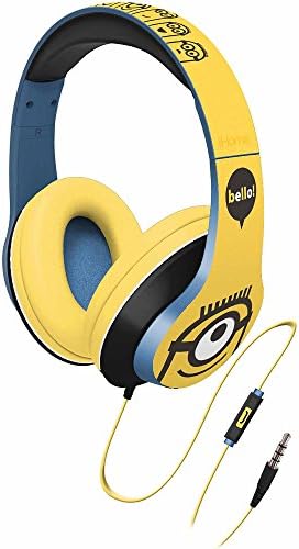 Despicable Me Minions Light Up LED Color Changing Headphones