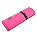 ISHAKO Flat iron Heat Resistant Case and Mat 2 in 1 Hair Straightener Travel Pouch for Any Straightener, Curling Iron Storage, Convenient Hair Styling Tool Storage (Full Size, Hot Pink)