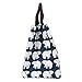 Whitelotous Cute Canvas Tote Bag Thermal Cooler Insulated Lunch Bag Portable Picnic Bag (Polar bear)
