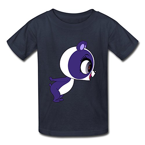 XFSHANG Youth Fashion Normal Fit Littlest Pet Shop Penny Ling T-Shirt Navy US Size S