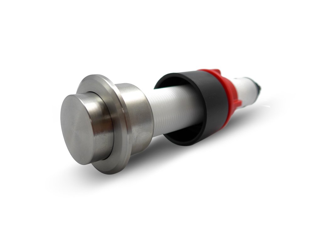 Franke et Rotondo 133.0391.835 Stainless Steel with Integrated Clicker/Pezzo by Ricambio/Valve Knob