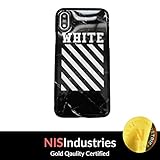 iPhone X/10 5.8” - Protective Durable Slim Fit TPU Case/Cover/Bumper/Skin/Cushion - Los Angeles Street Fashion Accessory (Black)