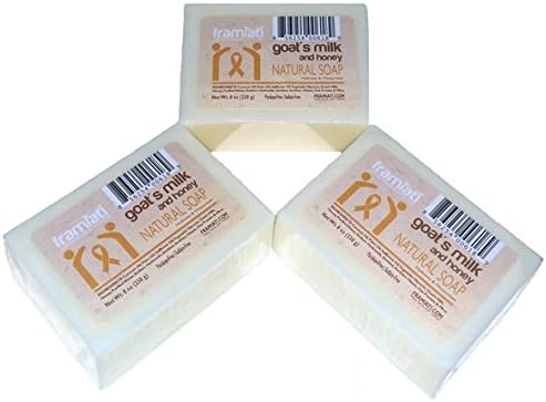 (Pack of 3) FraMiATi Goat's Milk &amp; Honey Natural Soap, 8 oz