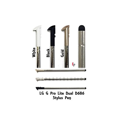ePartSolution_LG G Pro Lite D686 D680 D682 D682TR D683 D685 Touch Pen Stylus Pen USA Seller (White)
