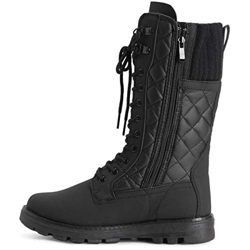 POLAR-Womens-Faux-Fur-Warm-Thermal-Waterproof-Outdoor-Walking-Snow-Winter-Rubber-Sole-Calf-Boots
