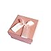 Elesa Miracle 2pcs Baby Hair Accessories Baby Girl's Gift Box with Shiny Bow Crown Tiara Headband (2pc- Gold)
