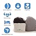 Doctor Developed Knee Pillow for Side Sleepers - Memory Foam Leg Side Sleeper Pillow, Sciatica Pain & Back Pain Relief - Leg Pillow with Strap to Support Spine Alignment - Orthopedic Hip Pillow
