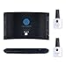 Lagunamoon Nail Gel UV Nail Lamp,Nail Dryer with Free Coat Sets Battery Powered LED Gel nail polish Lamp Safe Auto Shut off for Travel and Home Use (Black)