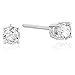 Vir Jewels 1/4 cttw SI2-I1 Certified Diamond Stud Earrings 14K White or Yellow Gold Screw Backs Round