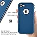 iPhone 8 /iPhone 7 Waterproof Case, Waterproof iPhone 8 Shockproof Full-Body Rugged Cover Case with Built-in Screen Protector for Apple iPhone 8 and iPhone 7 -(Blue)