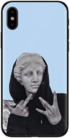 JIJUEMIU iPhone 11 Pro Max Case David Mona Lisa Creative Funny TPU Silicone for Apple iPhone 11 Pro Max