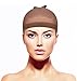 EBOOT Nylon Wig Caps, 4 Pieces (Light Brown)