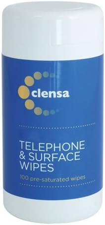 Clensa Bactericidaltelephone And Surface Wipes Tub 100 Ref Abtw100Cln