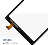 LADYSON Black Touch Screen Digitizer Glass for Samsung Galaxy Tab A 8.0 T387 view 6