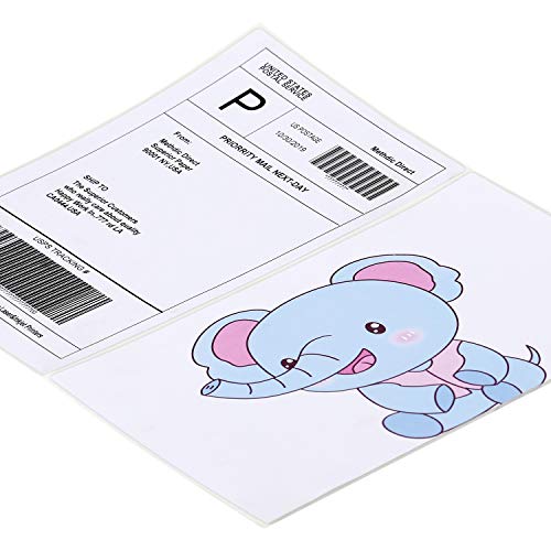 Methdic Half Sheet Shipping Labels 8 1/2 x 5 1/2 Self Adhesive for Laser & Inkjet Printers (8.5 x 5.5in - 150Sheets)