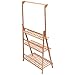3-Tier Bamboo Hanging Plant Stand Planter Shelves, Flower Pot Organizer Storage Rack Display Shelving,Potted Holder Garden Rack Decorative Stand Unit Holder for Indoor Outdoor,27.6×15.7×37.8inthumb 4