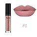 SHERUI Beauty Set of 3 Waterproof Matte Liquid Lipstick Long Lasting Lip Gloss Lipstick