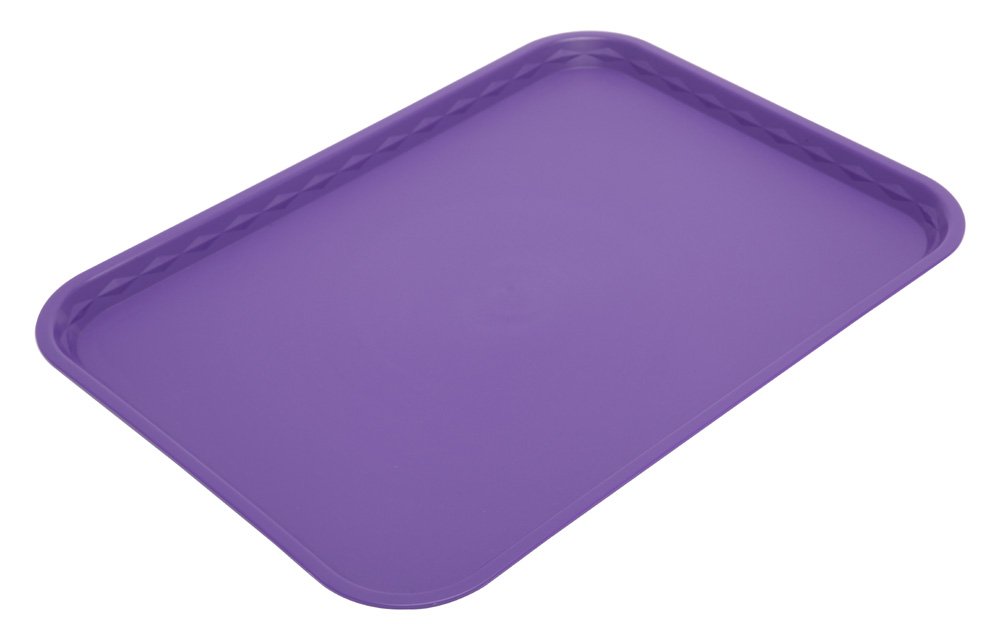 Harfield Purple Flat Food Serving Trays 41x30cm Polypropylene