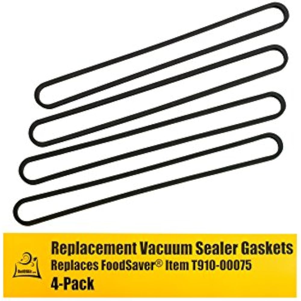 4 Foam Gaskets Foodsaver Upper Lower Gasket Assembly Replacements