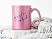 Gangster As Fuck Inappropriate 11 oz Metallic Pink Novelty Funny Coffee Mug