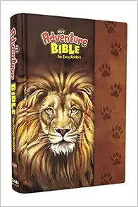 NIrV, Adventure Bible for Early Readers, Hardcover, Full Color, Magnetic Closure, Lion
