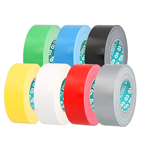 Advance Tapes AT0175 Series AT175 Industrial Waterproof Duct Tape, Blue, 50mm x 50m, 76mm Core, Single Roll