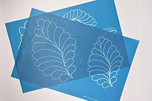 Full Line Stencil - Quilt Hoffman Dream Big Panel -Pack of 2 Stencils, Continuous Line Template for Free Motion Quilting, Domestic Machine Quilting, Hand Quilting, Long-Arm Quilting (33004)