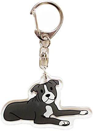 3D Printed Pitbull Dog Keychain - 3D Printed Articulating Fidget