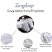 Zingsleep Goose Down Alternative Comforter （King 106 x 90 Inch）,Ultra Soft Brushed Microfiber， Quilt with Corner Tab for All Season Hypoallergenic Plush Mircofiber Comforter Duvet Insert