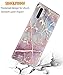 Spevert Case Compatible with Galaxy Note 10+ Plus Case Marble Pattern Hard Back Soft TPU Raised Edge Thin Shock Absorption Slim Case for Samsung Galaxy Note 10 Plus 6.8 inches - Colorful