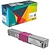Do it Wiser Compatible Printer Toner Cartridge Replacement for OKI Okidata C332dn C332 MC363dn MC363 Printers - 46508704, 46508703, 46508702, 46508701 (4-Pack)