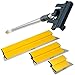 TapeTech Drywall Finishing Tool Smoothing Blade / Wipe Down Knife Triple Combo Set with Handle 10