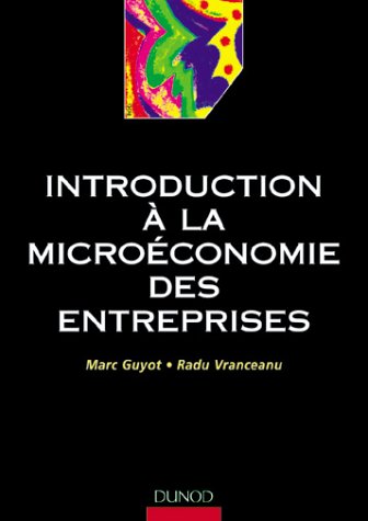 Introduction à la micro-économie des entreprises