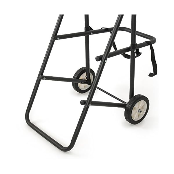 ARKSEN-Outboard-Boat-Motor-Trolling-Stand-Carrier-Cart-Dolly-Storage-130lb