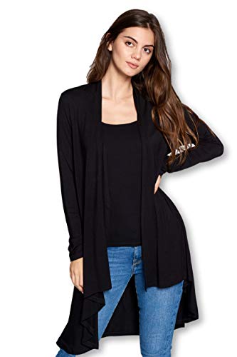 Women-Long-Duster-Maxi-Open-Front-Casual-Soft-Bamboo-Cardigan-Made-in-USA