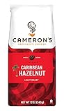 CAMERON'S Whole Bean Coffee, Caribbean Hazelnut, 12-Ounce