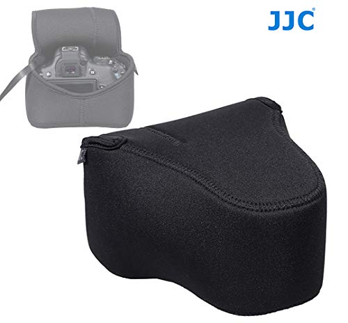 JJC Ultra Light Neoprene Camera Case Pouch Bag for Sony a7 Mark II III a7R II III IV/ a7s II +24-70mm/ 28-70mm/ 55mm f1.8/85mm f1.8 Lens, Nikon Z6 Z7 +24-70/50mm f1.8 S, Fuji XT3 XT2, Water Resistant