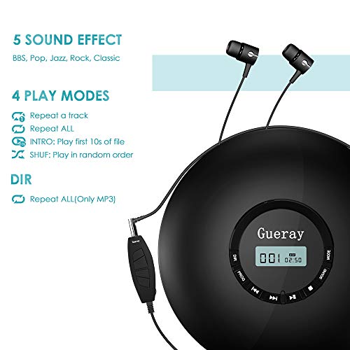2 Portable+Rechargeable+Gueray+Personal+Headphones