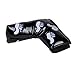 Sword &Shield sports Thumb PU Golf Putter Headcover for Blade Style Golf Club Head Cover with Magnetic Headcovers (Black)