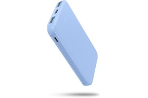 VANYUST S22 Portable Charger, Power Bank, 5000mAh External Battery Pack Compatible for iPhone 15 14 13 12 11 X Samsung S22 S21 Google iPad etc(Blue)