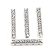 GEM-Inside Bali Style Metal Antique Tibetan Silver Findings Jewelry Making Beads Spacer Bars
