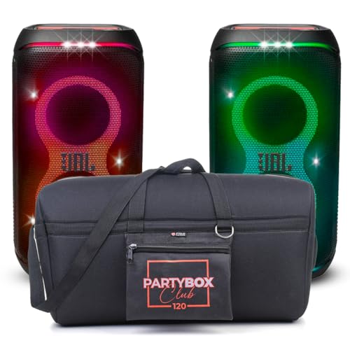 Bolsa Case Bag Capa Bisbel Compatível com Jbl Partybox Club 120 Espumada Premium