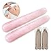 MIMOSA Rose Quartz Wand Set of 2, GIA Certified, 110mm